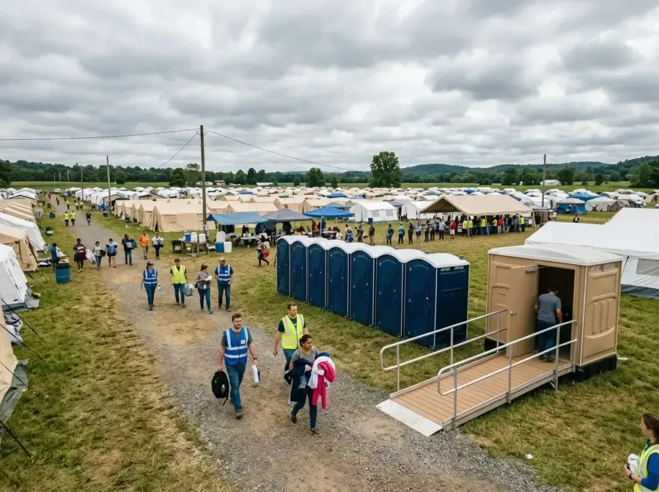 disaster-relief-camp-restrooms-010 — frequently asked questions, Dumpster & Portable Bathrooms Rental in Mandan, ND